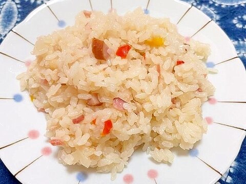 炊飯器で作るガーリックピラフ